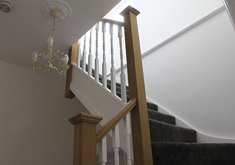 Completed loft conversion interior by Apex Lofts